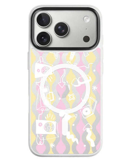 iPhone Rearguard MagSwap - Rock N Roll White