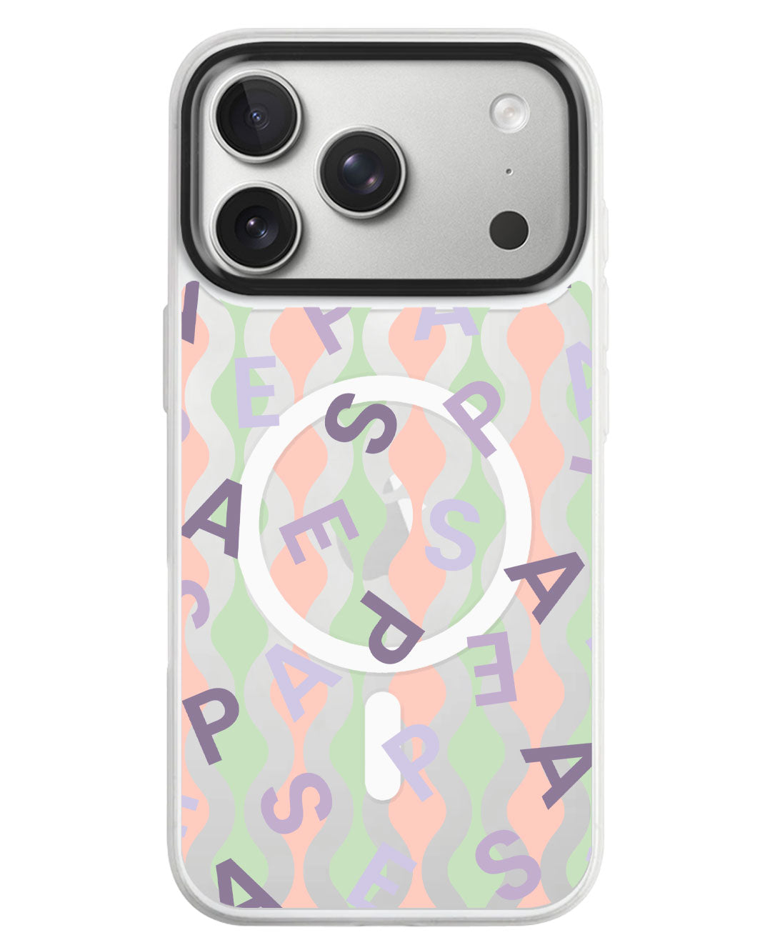 iPhone Rearguard MagSwap - Aespa Monogram