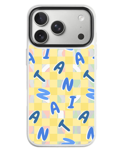 iPhone Rearguard MagSwap - Checkered Monogram 3.0