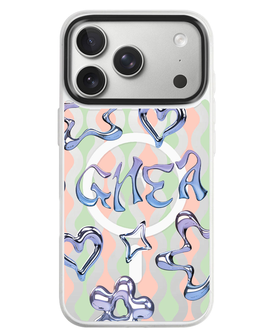 iPhone Rearguard MagSwap - Chrome Monogram 1.0