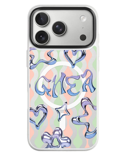 iPhone Rearguard MagSwap - Chrome Monogram 1.0