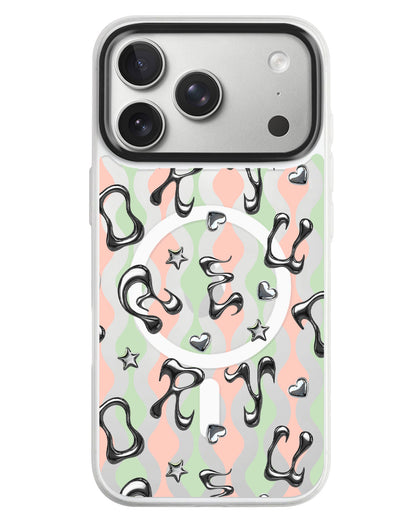 iPhone Rearguard MagSwap - Chrome Monogram 2.0