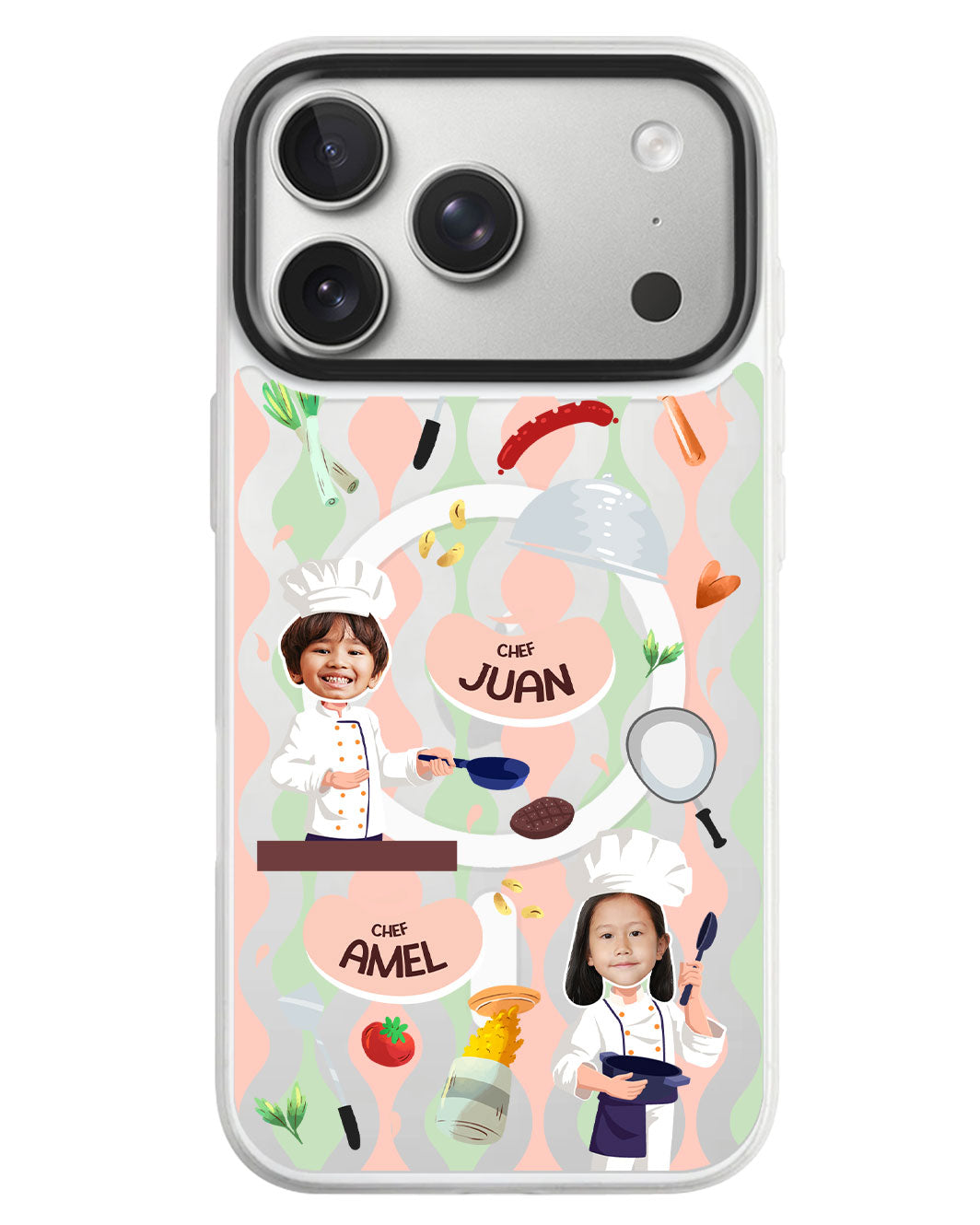 iPhone Rearguard MagSwap - Face Grid Dream Chef