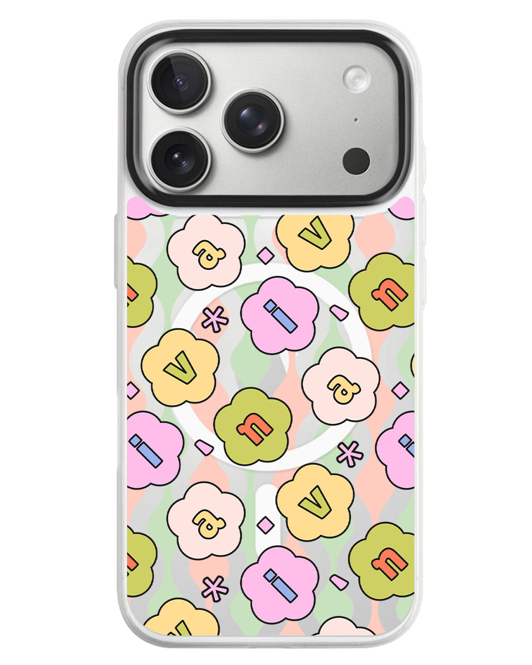 iPhone Rearguard MagSwap - Flower Petals Monogram 1.0