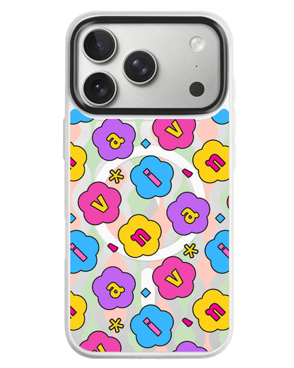 iPhone Rearguard MagSwap - Flower Petals Monogram 4.0