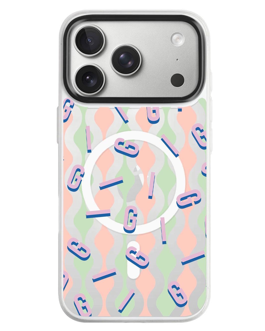 iPhone Rearguard MagSwap - Monogram 1.0 Cotton Candy