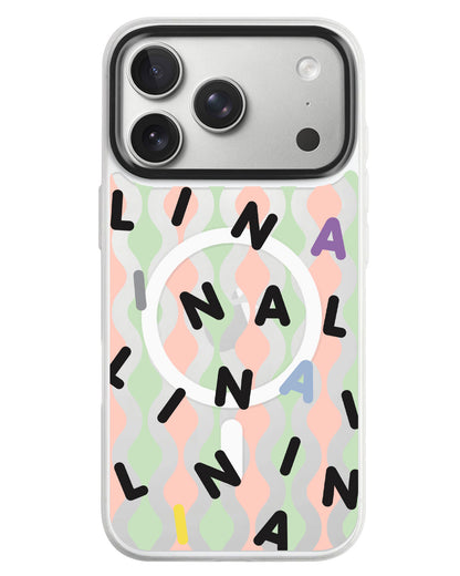iPhone Rearguard MagSwap - Monogram 2.0 Hitam