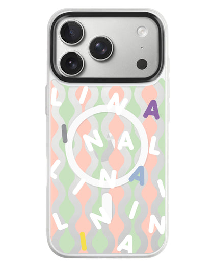 iPhone Rearguard MagSwap - Monogram 2.0 Putih