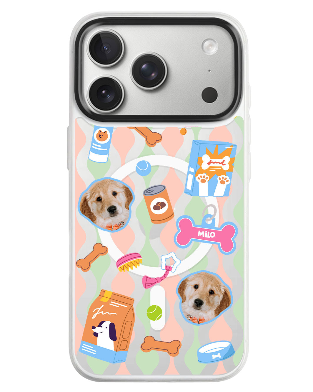 iPhone Rearguard MagSwap - Pet Grid Puppy Sweet Treats