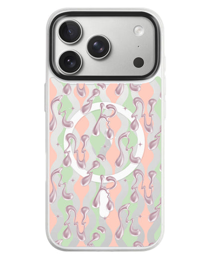 iPhone Rearguard MagSwap - Pink Chrome Monogram 2.0