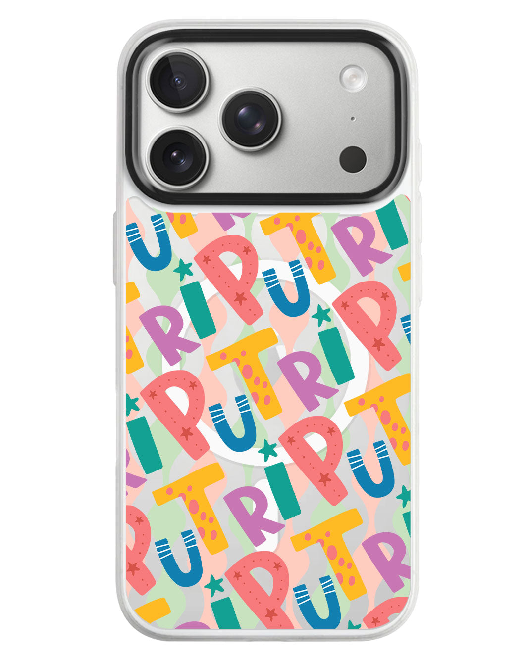 iPhone Rearguard MagSwap - Playful Monogram 4.0