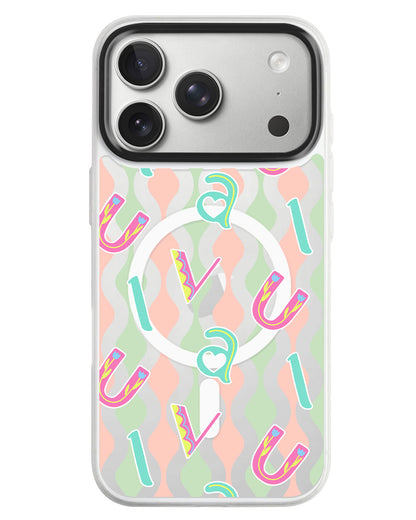 iPhone Rearguard MagSwap - Playful Monogram 6.0