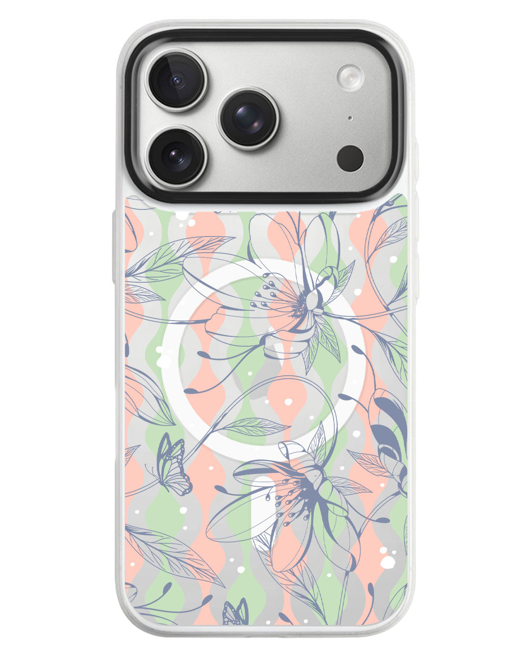 iPhone Rearguard MagSwap - Sketchy Flower & Butterfly 2.0