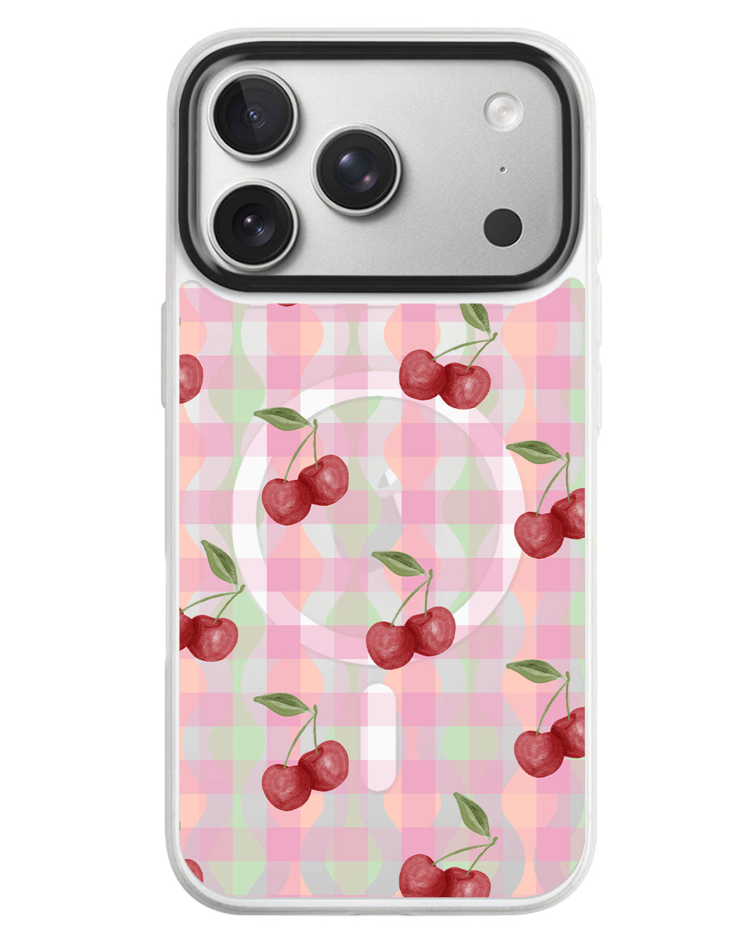 iPhone Rearguard MagSwap - Cherry Tartan
