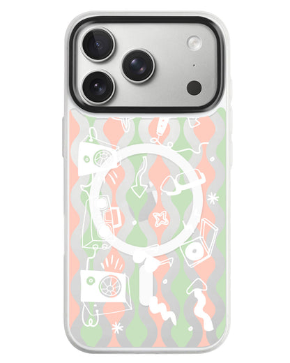 iPhone Rearguard MagSwap - Rock N Roll White