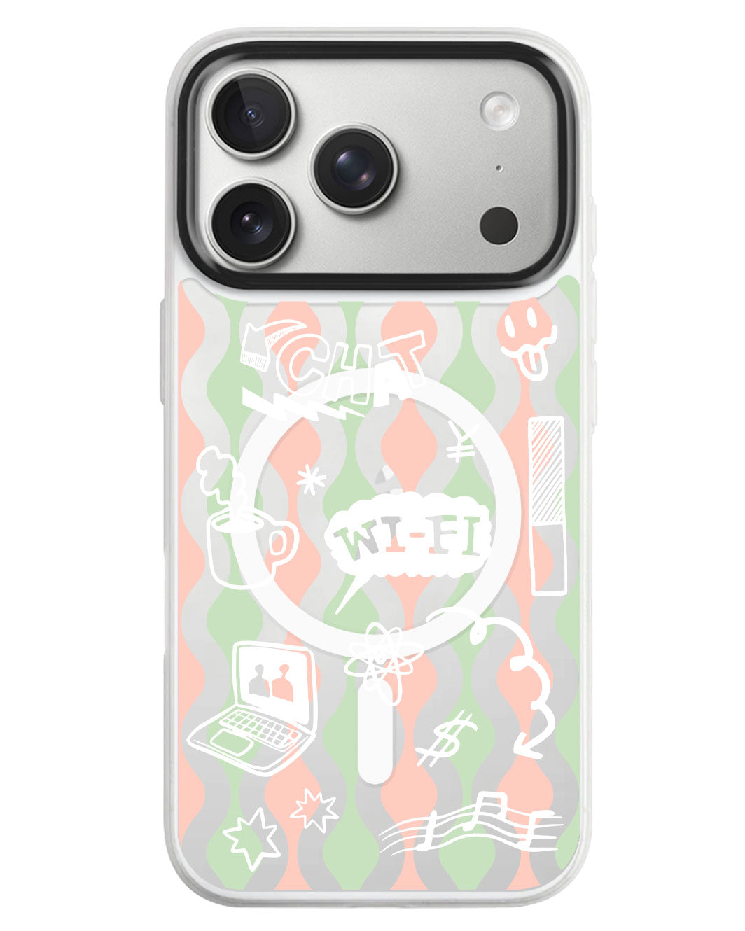 iPhone Rearguard MagSwap - Social White