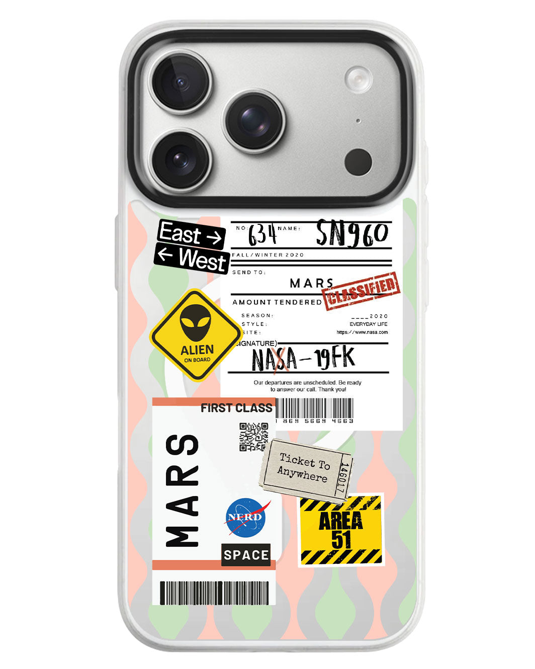 iPhone Rearguard MagSwap - Ticket To Mars