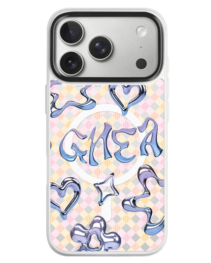 iPhone Rearguard MagSwap - Chrome Monogram 1.0