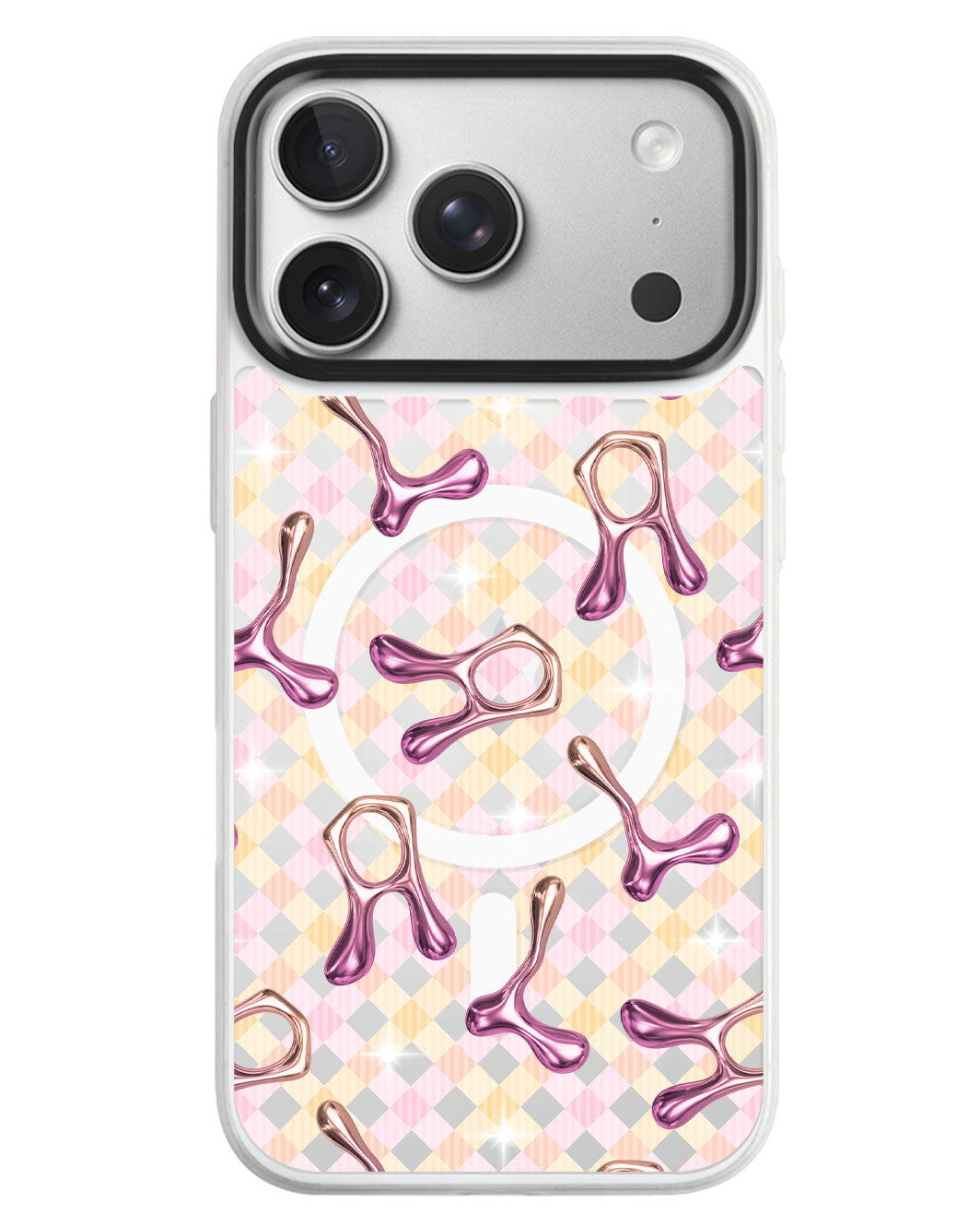 iPhone Rearguard MagSwap - Chrome Monogram 3.0
