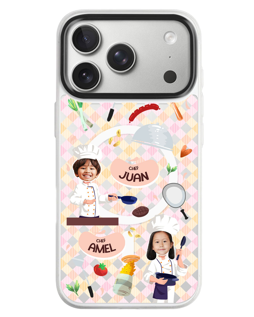 iPhone Rearguard MagSwap - Face Grid Dream Chef