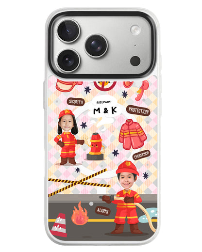 iPhone Rearguard MagSwap - Face Grid Dream Firefighter