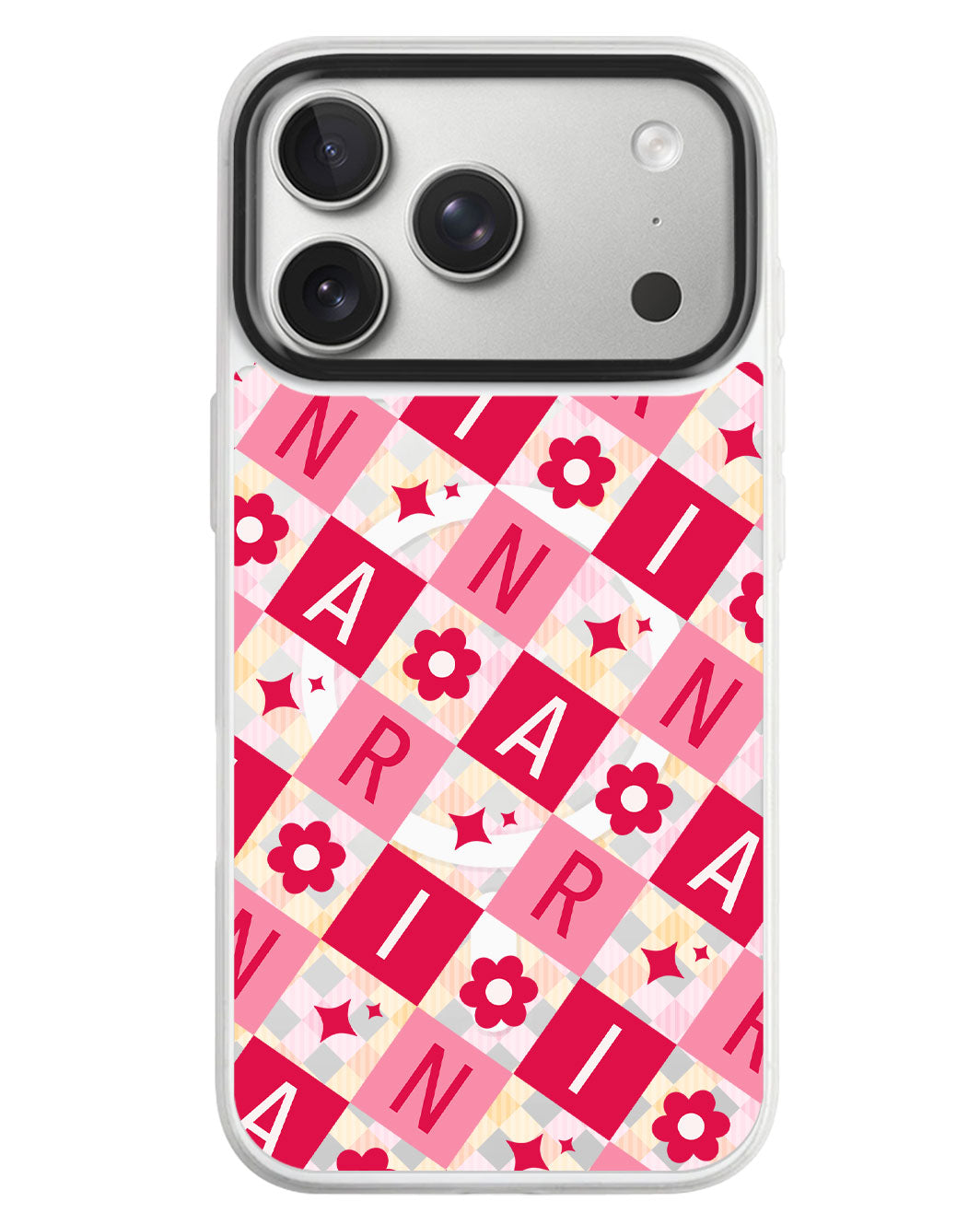 iPhone Rearguard MagSwap - Flower Grid Monogram 1.0