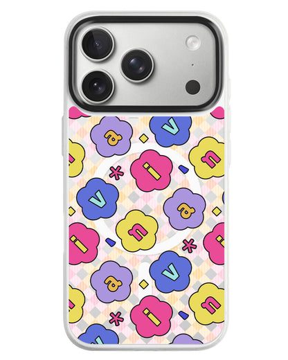 iPhone Rearguard MagSwap - Flower Petals Monogram 2.0