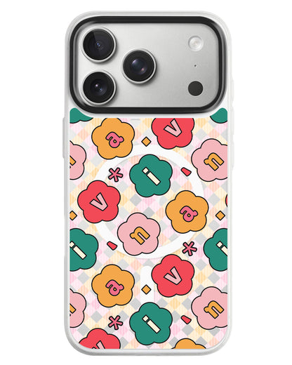 iPhone Rearguard MagSwap - Flower Petals Monogram 3.0