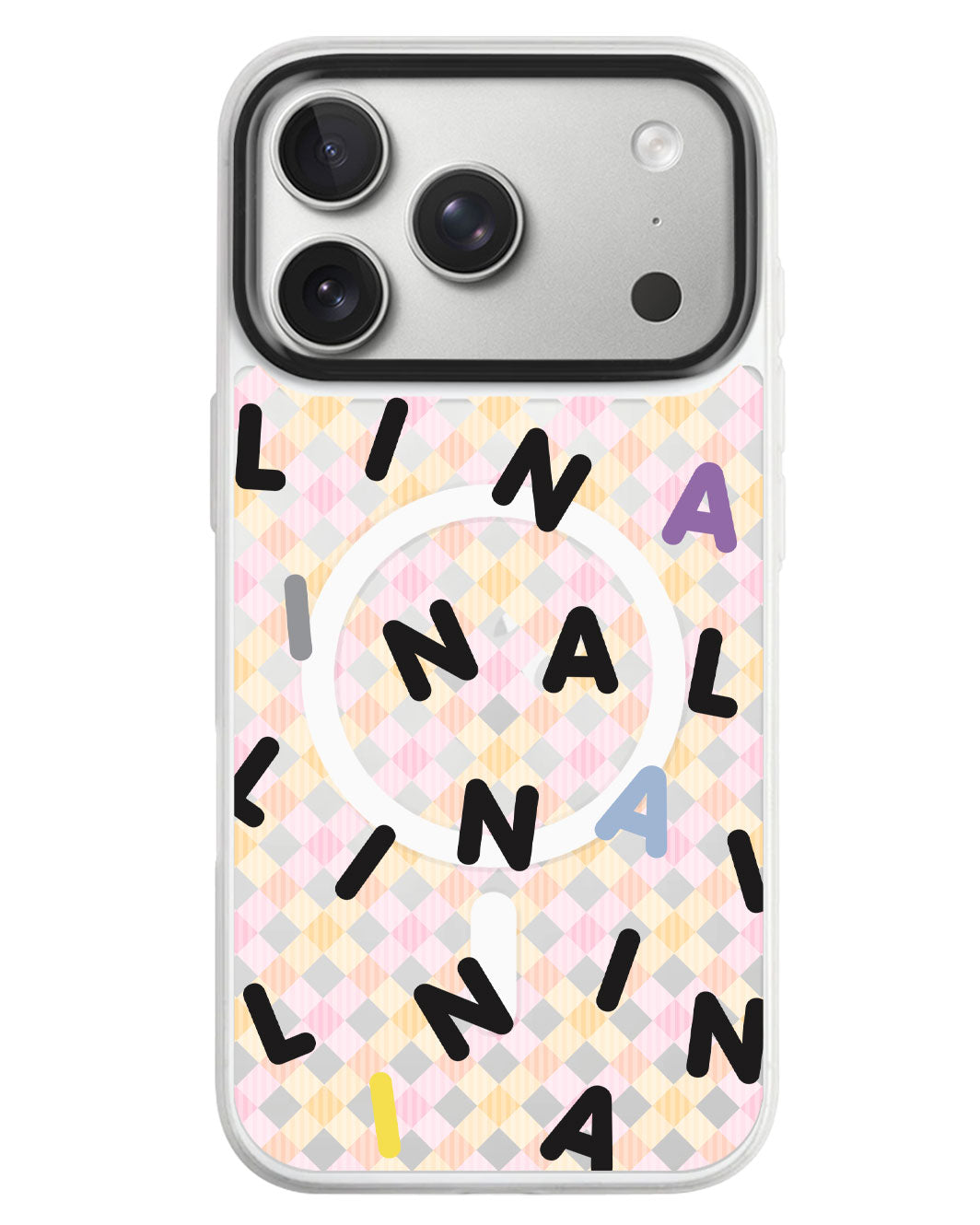 iPhone Rearguard MagSwap - Monogram 2.0 Hitam
