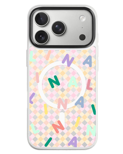 iPhone Rearguard MagSwap - Monogram 2.0 Tosca