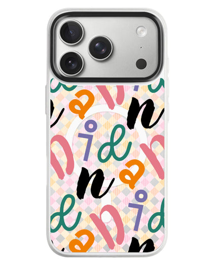 iPhone Rearguard MagSwap - Playful Monogram 3.0