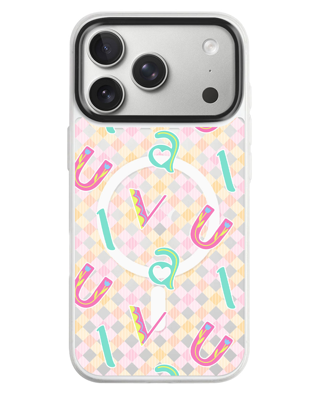 iPhone Rearguard MagSwap - Playful Monogram 6.0