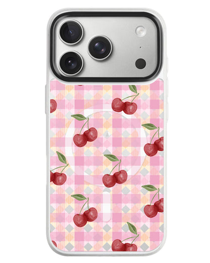 iPhone Rearguard MagSwap - Cherry Tartan