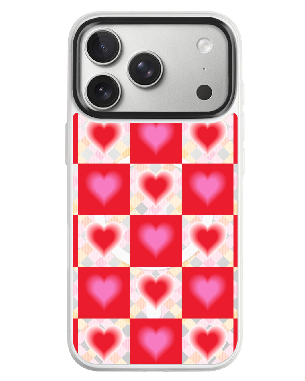 iPhone Rearguard MagSwap - Love Checkered