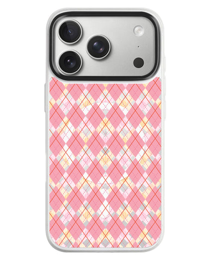iPhone Rearguard MagSwap - Pink Argyle