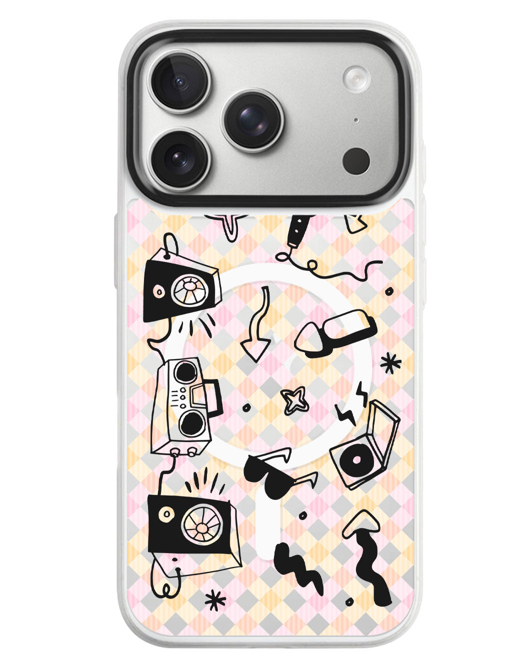 iPhone Rearguard MagSwap - Rock N Roll Black