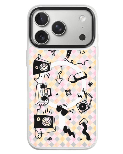 iPhone Rearguard MagSwap - Rock N Roll Black