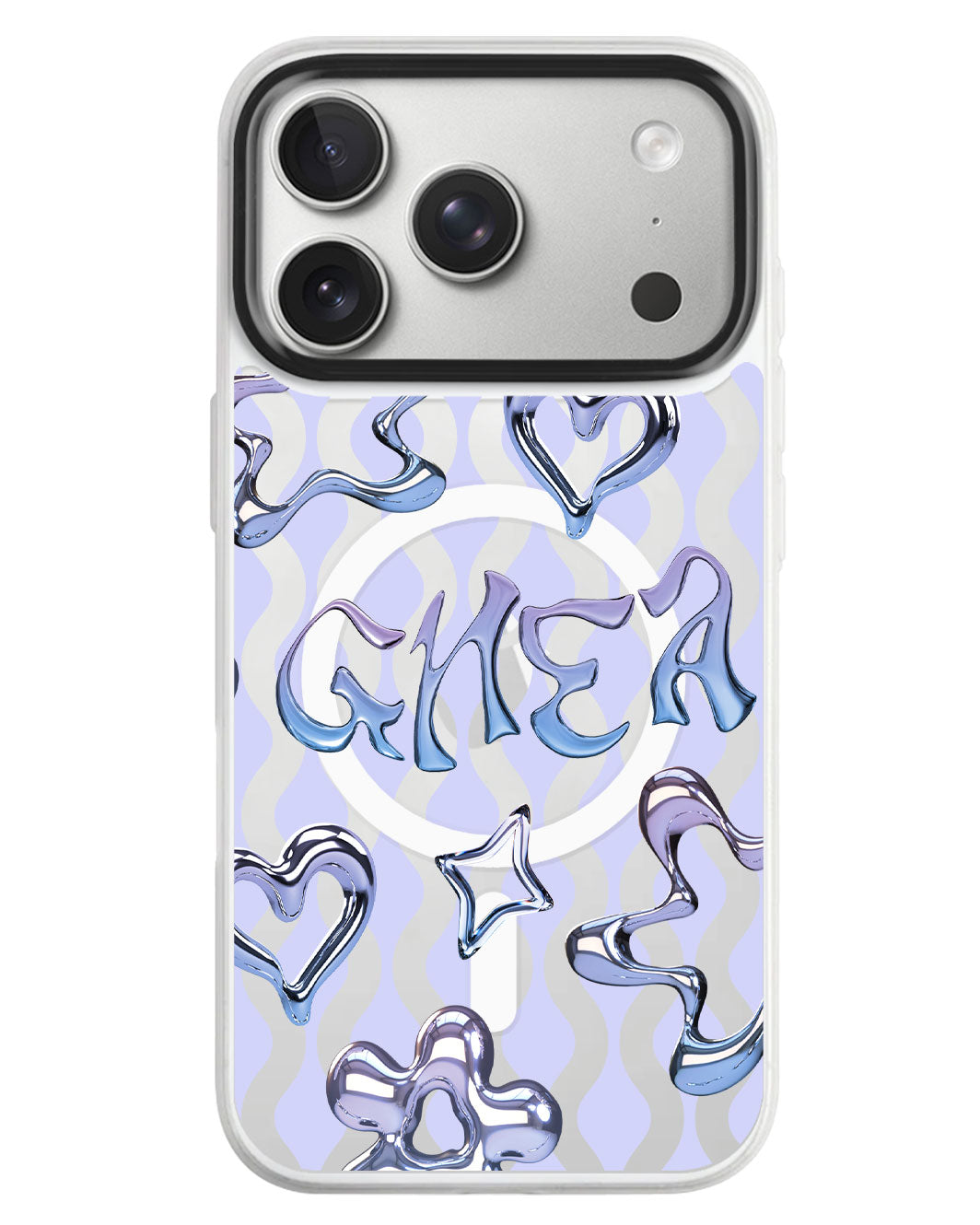 iPhone Rearguard MagSwap - Chrome Monogram 1.0