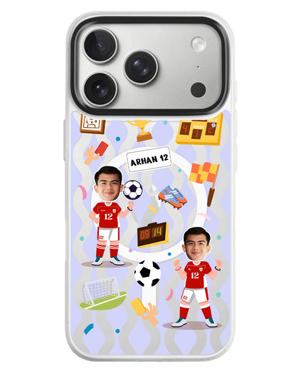 iPhone Rearguard MagSwap - Face Grid Dream Soccer