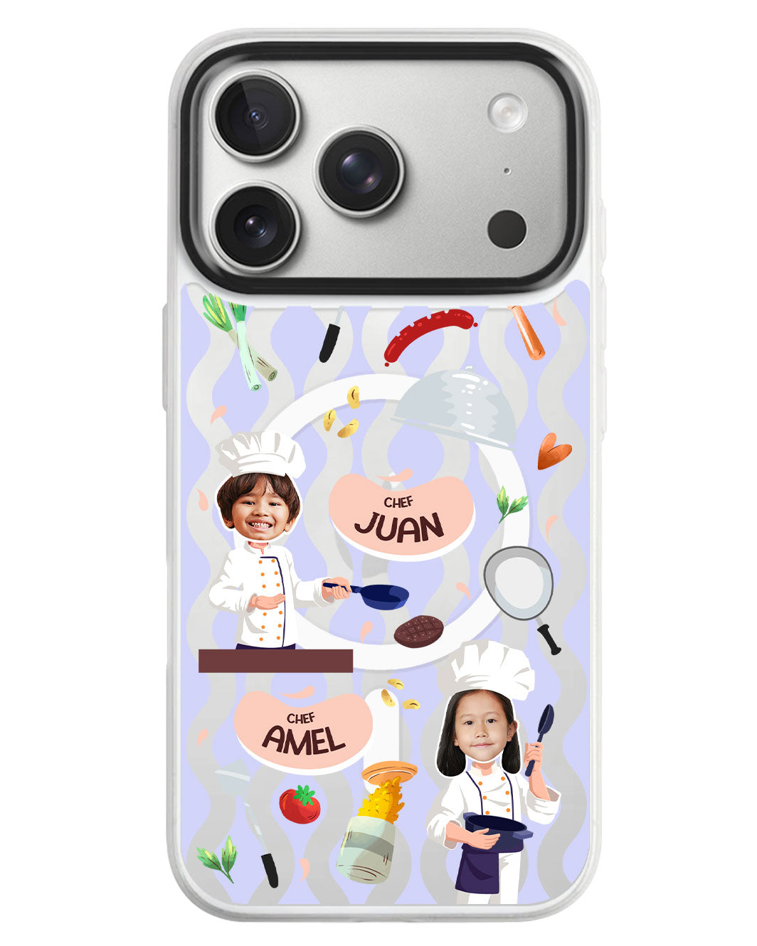 iPhone Rearguard MagSwap - Face Grid Dream Chef