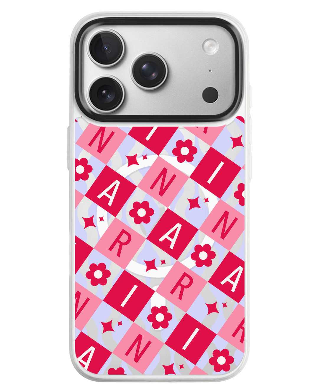 iPhone Rearguard MagSwap - Flower Grid Monogram 1.0