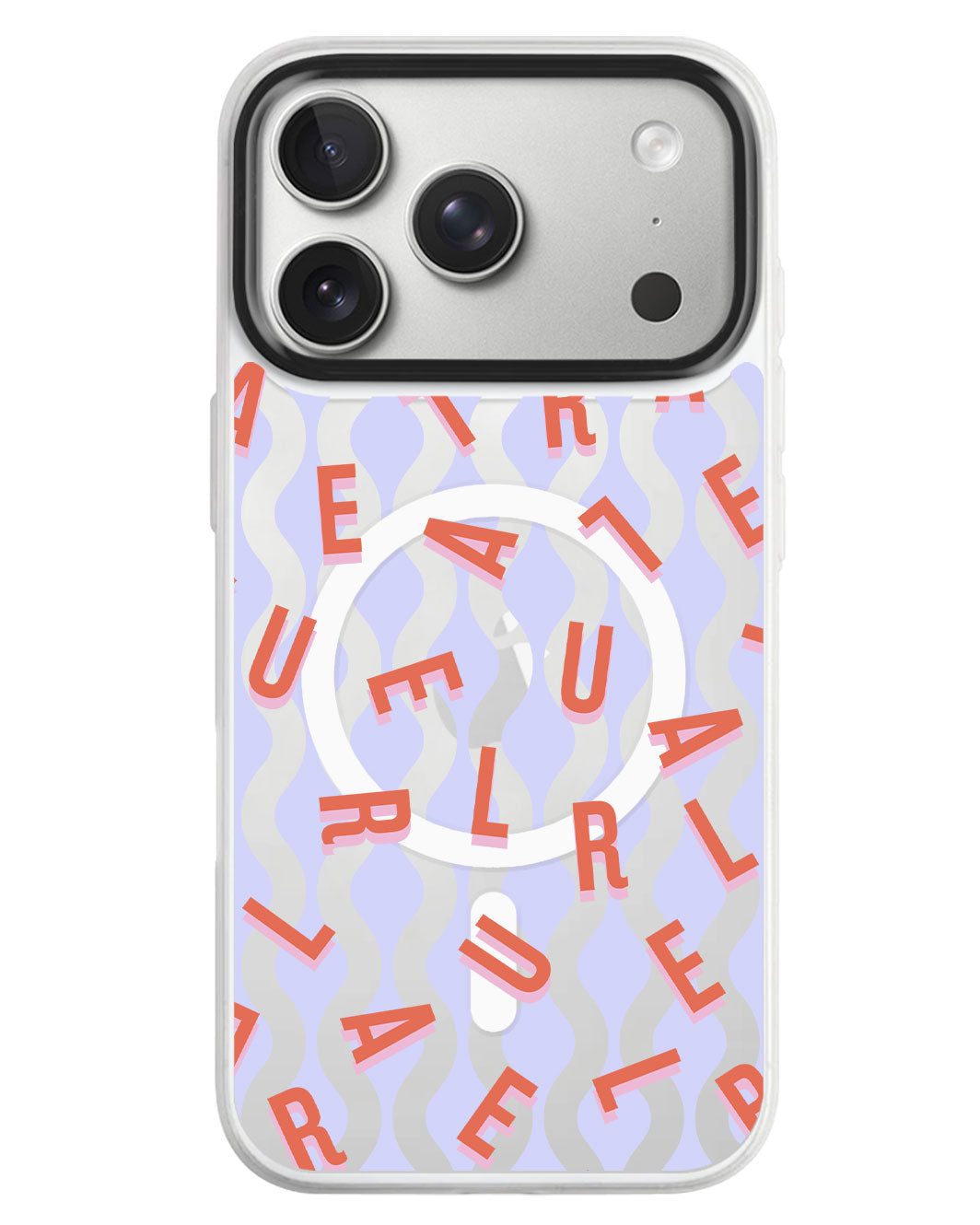 iPhone Rearguard MagSwap - Monogram 1.0 Coral