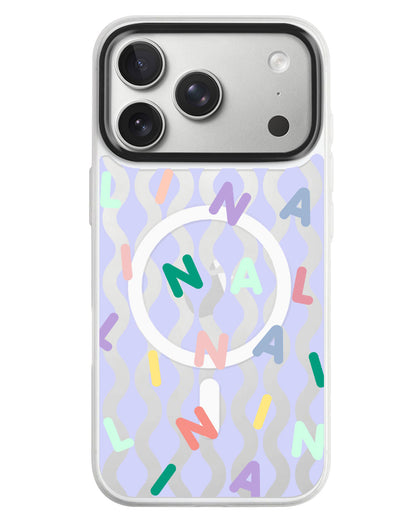 iPhone Rearguard MagSwap - Monogram 2.0 Rainbow