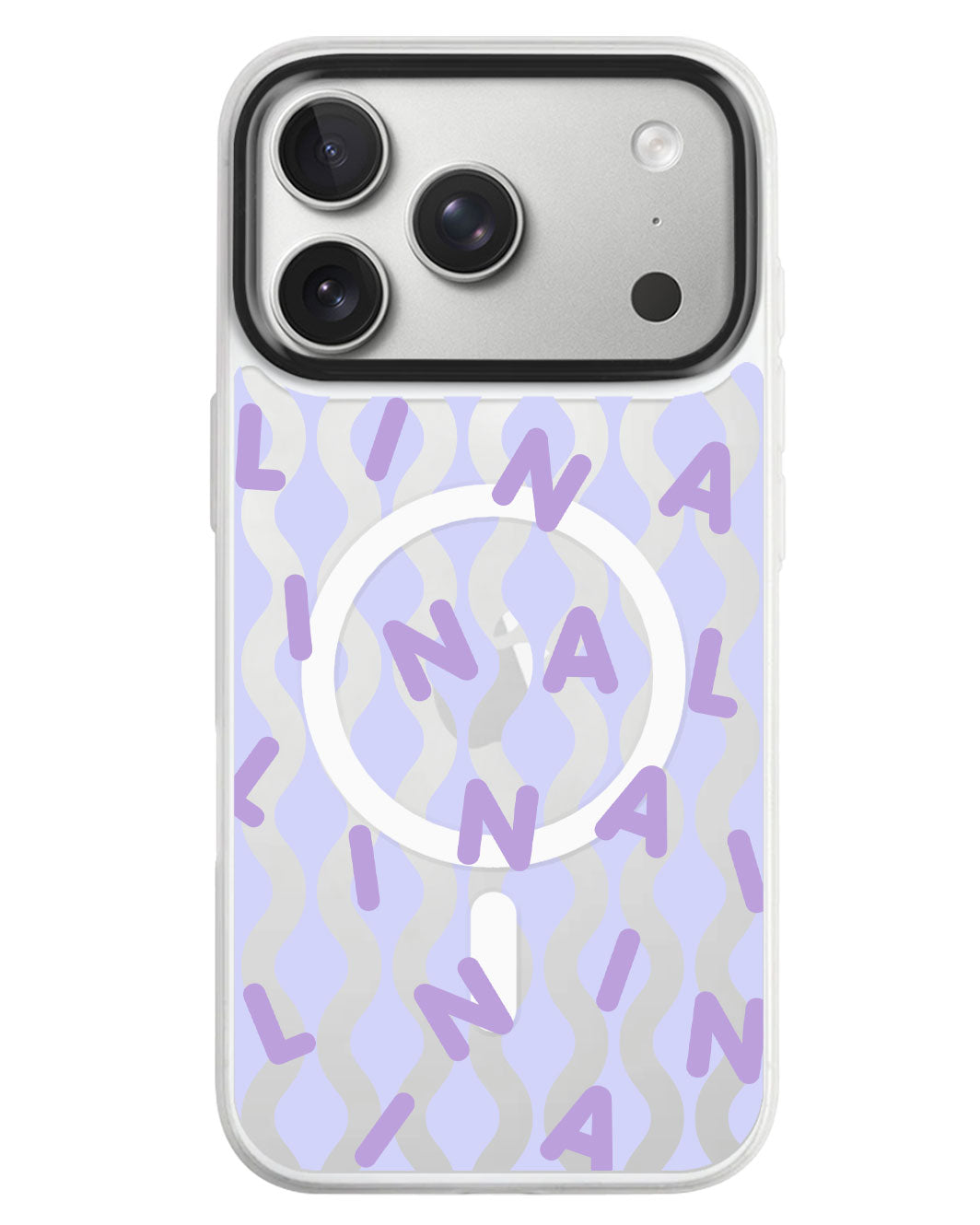 iPhone Rearguard MagSwap - Monogram 2.0 Ungu