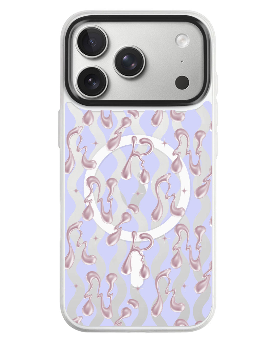 iPhone Rearguard MagSwap - Pink Chrome Monogram 2.0