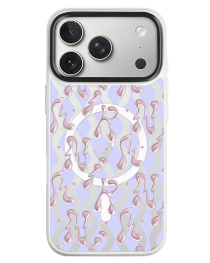 iPhone Rearguard MagSwap - Pink Chrome Monogram 2.0