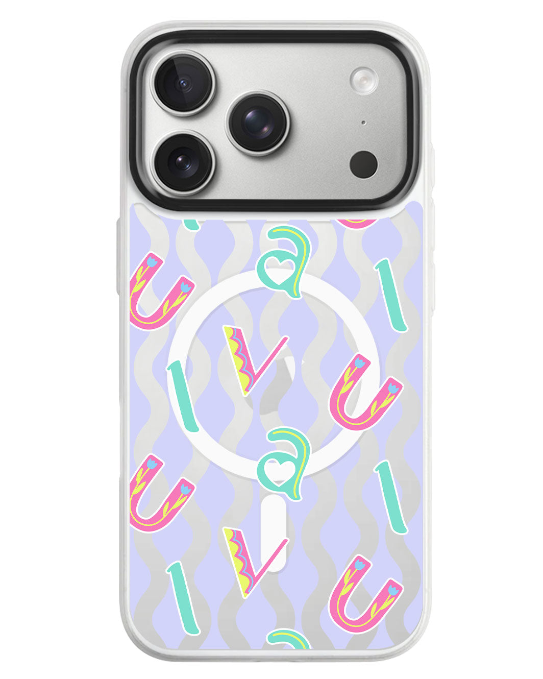iPhone Rearguard MagSwap - Playful Monogram 6.0