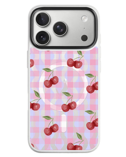iPhone Rearguard MagSwap - Cherry Tartan
