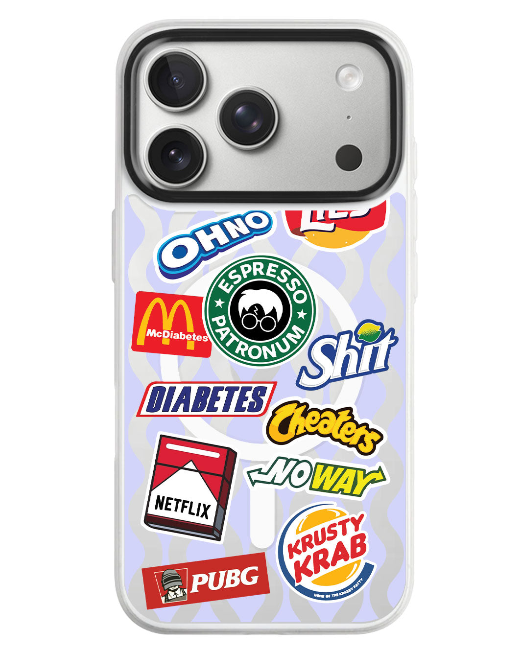 iPhone Rearguard MagSwap - Food Parody