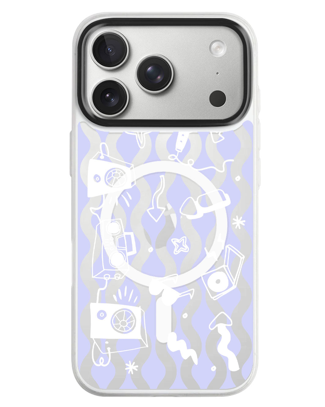 iPhone Rearguard MagSwap - Rock N Roll White